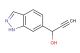 1-(1H-indazol-6-yl)prop-2-yn-1-ol