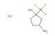 3-amino-1-(trifluoromethyl)cyclopentan-1-ol hydrochloride
