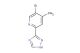 5-bromo-4-methyl-2-(1H-1,2,4-triazol-3-yl)pyridine