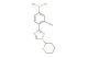 (3-methyl-4-(1-(tetrahydro-2H-pyran-2-yl)-1H-1,2,4-triazol-3-yl)phenyl)boronic acid