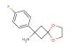 2-(4-fluorophenyl)-5,8-dioxaspiro[3.4]octan-2-amine