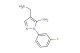 4-ethyl-1-(3-fluorophenyl)-1H-pyrazol-5-amine