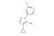 1-(3-chlorophenyl)-4-cyclopropyl-1H-pyrazol-5-amine