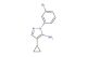 1-(3-bromophenyl)-4-cyclopropyl-1H-pyrazol-5-amine