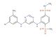 3-((6-((3-bromo-5-methylphenyl)amino)pyrimidin-4-yl)amino)-N-methyl-4-(methylsulfonyl)benzenesulfonamide