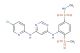 3-((6-((5-chloropyridin-2-yl)amino)pyrimidin-4-yl)amino)-N-methyl-4-(methylsulfonyl)benzenesulfonamide