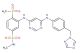 3-((6-((4-((1H-1,2,4-triazol-1-yl)methyl)phenyl)amino)pyrimidin-4-yl)amino)-N-methyl-4-(methylsulfonyl)benzenesulfonamide
