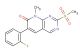 6-(2-fluorophenyl)-8-methyl-2-(methylsulfonyl)pyrido[2,3-d]pyrimidin-7(8H)-one