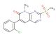 6-(2-chlorophenyl)-8-methyl-2-(methylsulfonyl)pyrido[2,3-d]pyrimidin-7(8H)-one
