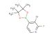 3-bromo-2-fluoro-4-(4,4,5,5-tetramethyl-1,3,2-dioxaborolan-2-yl)pyridine