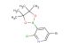 5-bromo-2-chloro-3-(4,4,5,5-tetramethyl-1,3,2-dioxaborolan-2-yl)pyridine