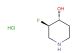 (3R,4R)-rel-3-fluoro-4-piperidinol hydrochloride