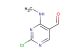 5-pyrimidinecarboxaldehyde, 2-chloro-4-(methylamino)-