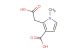 2-(carboxymethyl)-1-methyl-1H-pyrrole-3-carboxylic acid