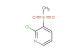 2-chloro-3-methanesulfonylpyridine