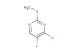 4-chloro-5-fluoro-2-(methylsulfanyl)pyrimidine