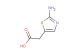 2-(2-amino-1,3-thiazol-5-yl)acetic acid