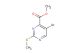 methyl 5-bromo-2-(methylsulfanyl)pyrimidine-4-carboxylate