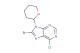 8-bromo-6-chloro-9-(oxan-2-yl)-9H-purine