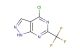 4-chloro-6-(trifluoromethyl)-1H-pyrazolo[3,4-d]pyrimidine