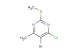 5-bromo-4-chloro-6-methyl-2-(methylsulfanyl)pyrimidine
