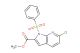 methyl 1-(benzenesulfonyl)-6-chloro-1H-pyrrolo[2,3-b]pyridine-2-carboxylate