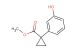 methyl 1-(3-hydroxyphenyl)cyclopropane-1-carboxylate