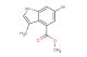 methyl 6-bromo-3-methyl-1H-indole-4-carboxylate