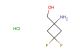 (1-amino-3,3-difluorocyclobutyl)methanol hydrochloride