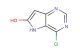 4-chloro-5H-pyrrolo[3,2-d]pyrimidin-6-ol