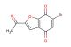 2-acetyl-6-bromo-benzofuran-4,7-dione