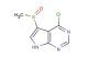 4-chloro-5-methanesulfinyl-7H-pyrrolo[2,3-d]pyrimidine