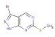 3-bromo-6-(methylsulfanyl)-1H-pyrazolo[3,4-d]pyrimidine