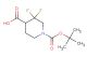 1-(tert-butoxycarbonyl)-3,3-difluoropiperidine-4-carboxylic acid