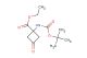 ethyl 1-((tert-butoxycarbonyl)amino)-3-oxocyclobutane-1-carboxylate