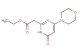 ethyl 2-[4-(morpholin-4-yl)-6-oxo-1,6-dihydropyrimidin-2-yl]acetate