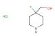 (4-fluoropiperidin-4-yl)methanol hydrochloride