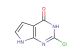 2-chloro-3H,4H,7H-pyrrolo[2,3-d]pyrimidin-4-one