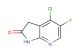 4-chloro-5-fluoro-1H,2H,3H-pyrrolo[2,3-b]pyridin-2-one