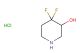4,4-difluoropiperidin-3-ol hydrochloride