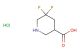 5,5-difluoropiperidine-3-carboxylic acid hydrochloride