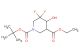1-tert-butyl 3-ethyl 5,5-difluoro-4-hydroxypiperidine-1,3-dicarboxylate
