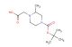 2-(4-(tert-butoxycarbonyl)-2-methylpiperazin-1-yl)acetic acid