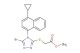 methyl 2-(5-bromo-4-(4-cyclopropylnaphthalen-1-yl)-4H-1,2,4-triazol-3-ylthio)acetate