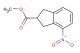 methyl 4-nitro-2,3-dihydro-1H-indene-2-carboxylate