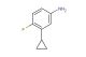3-cyclopropyl-4-fluoroaniline