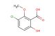 3-chloro-6-hydroxy-2-methoxybenzoic acid