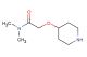 N,N-dimethyl-2-(piperidin-4-yloxy)acetamide