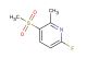 6-fluoro-2-methyl-3-(methylsulfonyl)pyridine