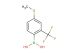 4-(methylthio)-2-(trifluoromethyl)phenylboronic acid